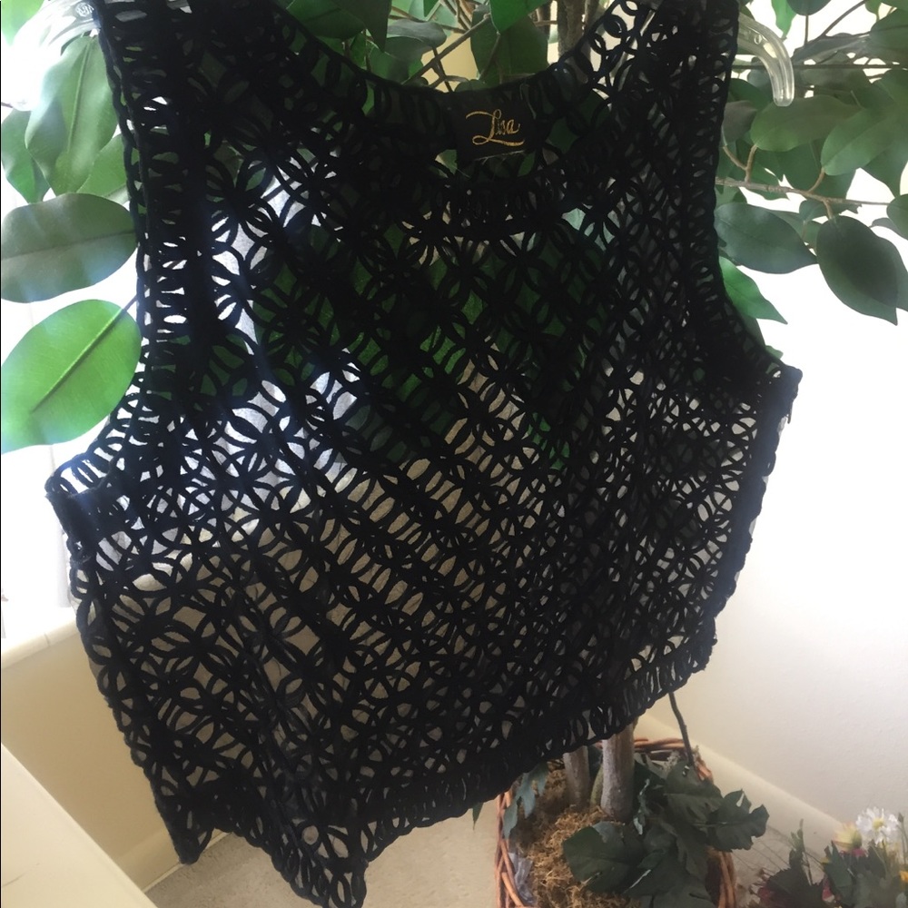 Sheer Ladies black top